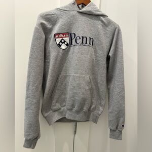 Champion Gray Penn University Hoodie women’s small